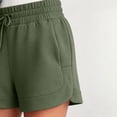 thumbnail image 6 of Guluxicc Women's Athletic Shorts with Pockets Elastic Waist Drawstring Running Short Trousers for Everyday Gym Workout, 6 of 7