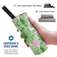 thumbnail image 2 of YFYANG Adult Microfiber Portable Travel Towel, Watercolor Lotus Leaf Pattern Quick Dry Towel with Hiking Buckle PVC Pouch, 16" x 31.5", 2 of 6