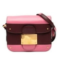 thumbnail image 1 of Pre-Owned Valentino shoulder bag in pink and wine red leather for women. (Good), 1 of 7