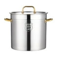 thumbnail image 3 of veasfak Cook Pot Easy to Clean with Lid Soup Bucket for Restaurant Commercial Buffet 30cmx30cm, 3 of 9