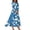 Blue, variant on Women's Fashion Floral Print 3/4 Sleeve Loose Casual Dress, Comfortable Flowy Midi Sundress with Feminine Silhouette for Daily Wear,Pink 2XL