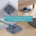 thumbnail image 5 of True Clean Spin Mop and Bucket System with Clean Water Separation, Self Cleaning Microfiber Floor Mop for Vinyl & Tile, Gray, 5 of 10