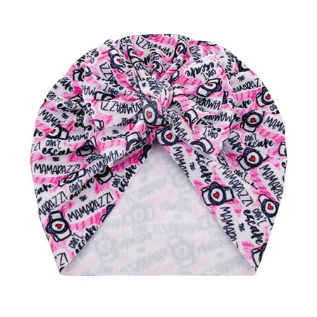 

Cathalem Infant Hats Boys Elastics Baby Floral Turban Toddler Girls Cap Print Tie-Dye Bowknot Hat Letter Infant Baby Year Baby Hat G One Size