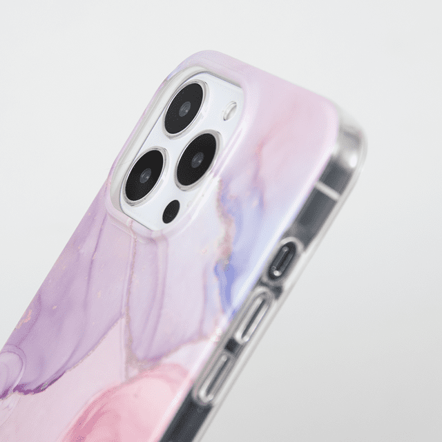Funda Protectora de Teléfono IML Bonishell iPhone 14 Plus (Mármol Púrpura)