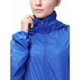 thumbnail image 5 of Womens / Mens Waterproof Rain Jacket Hooded Windbreaker Outdoor Rain Coats Zipper-Up Hoodie Lightweight Rain Layer Jackets for Hiking Travel Outwear, 5 of 8