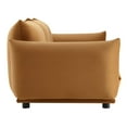 thumbnail image 3 of Modway Copious Performance Velvet Sofa in Cognac, 3 of 7