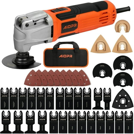 

Oscillating multi-tool oscillating saw 2.4Amp 6 variable speed oscillation angle 4° with 40 accessories (86225)