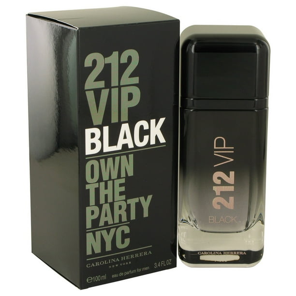 212 Vip Black By Carolina Herrera Eau De Parfum Spray 3.4 oz