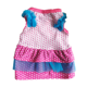 thumbnail image 1 of Vestido para perros Cachorro pequeño Niña Falda plisada con volantes de 3 niveles Rosa Mini lunares Sin mangas Hombros plisados con volantes elegantes MFZFUKR CPB-DE-LYY2143-1, 1 of 5