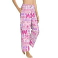 thumbnail image 2 of Balery Best Mom ever print Women's Pajama Pants,Ultra Lightweight Pjs,Lounge Pant-X-Large, 2 of 9