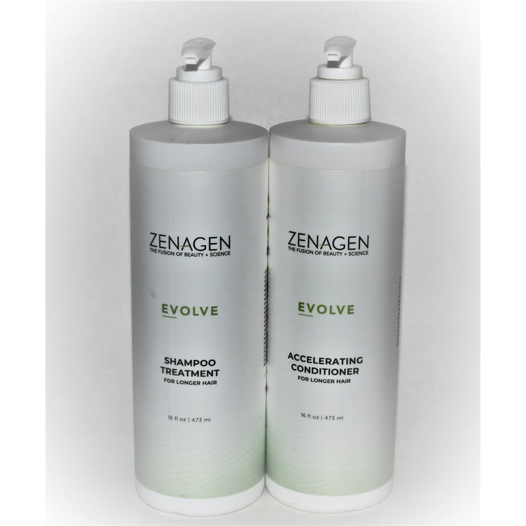 Gør det ikke talent Necklet Zenagen evolve Hair Restoring Shampoo and Conditioner Unisex 16.9 oz DUO -  Walmart.com