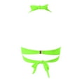 thumbnail image 6 of TYGHBN Women Swimwear Tops Underwire Full Coverage Bikini Top Push Up Swim Crop Top Tie Back Bathing Suit Tops V Cut Bikini Bikini Bottoms Women Bikini for Men Ruffled Bikini Bottoms Bikini Dress, 6 of 6