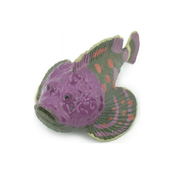 Stone Fish, Stonefish, Museum Quality, Hand Painted, Rubber Fish, Realistic, Lifelike, Figurine, Toy, Kids, Replica, Educational, Gift, 3 1/2" CH684 BB172