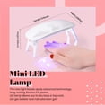 thumbnail image 4 of Kit de esmalte de uñas en gel Beetles Red con luz LED UV para mujer, 4 of 7