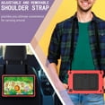 thumbnail image 6 of Dteck Shoulder Strap Case for Samsung Galaxy Tab A7 10.4" SM-T500 T505 (2020 Released) 10.4-inch,Shockproof Armor Rubber 3-Layer Protection Kickstand Cover without Screen Protector,Red+Black, 6 of 6