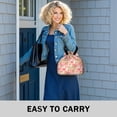 thumbnail image 6 of Pioneer Flower Floral Print Pattern Drawstring Lunch Bag Women - Drawstring Lunch Bag Insulated for Work Office - Stain-Resistant Large Lunchbags for Women with Multi-Pockets, 6 of 6
