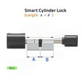 thumbnail image 1 of Fingerprint WIFI RFID Card Bluetooth Euro Cylinder Lock Biometric Electronic Smart Door Lock Keyless Entry For Home ,Easy Installation, 1 of 6