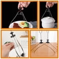 thumbnail image 4 of Pinza Universal para platos de cocina, elevador de platos de acero inoxidable, Clip plegable para platos calientes, 2 uds., 4 of 6