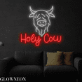 thumbnail image 2 of Glowneon Holy Cow Neon Sign, Holy Cow Led Sign, CowboBar Neon Decor, 2 of 4