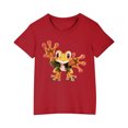 thumbnail image 1 of RXIRUCGD 2025 Vêtements d'Été pour Enfants T-shirt Imprimé Mode Mignon Col Rond Manches Courtes, 1 of 5