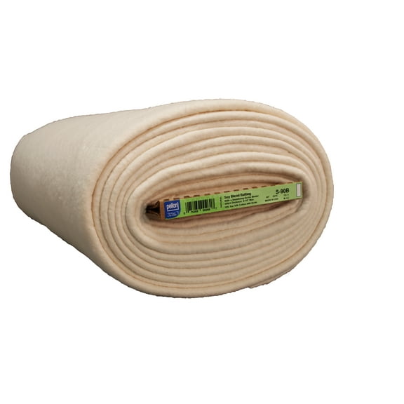 Pellon Soy Blend Quilting Batting, off-White. 90" x 9 Yards by the Bolt