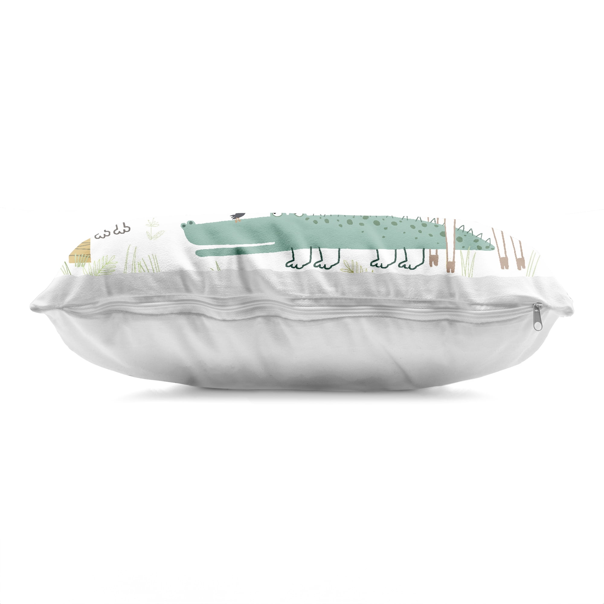 Stupell Industries Safari Animals Out and About Decorative Printed Throw Pillow, design by Carla Daly, 14 x 7 x 20