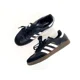 thumbnail image 1 of Adi-das Samba OG Black White Low Top Sneakers Shoes B75806 Size 5 1/2 NWOB, 1 of 6