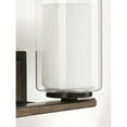 thumbnail image 5 of Progress Lighting Mast 2-Light Bath Vanity in Brushed Nickel with Clear and Etched Glass Shades, 5 of 7