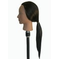 thumbnail image 3 of Synthetic Fiber Mannequin Head with Long Hair, Hairdresser/Cosmetology Training, 30 in., 3 of 5