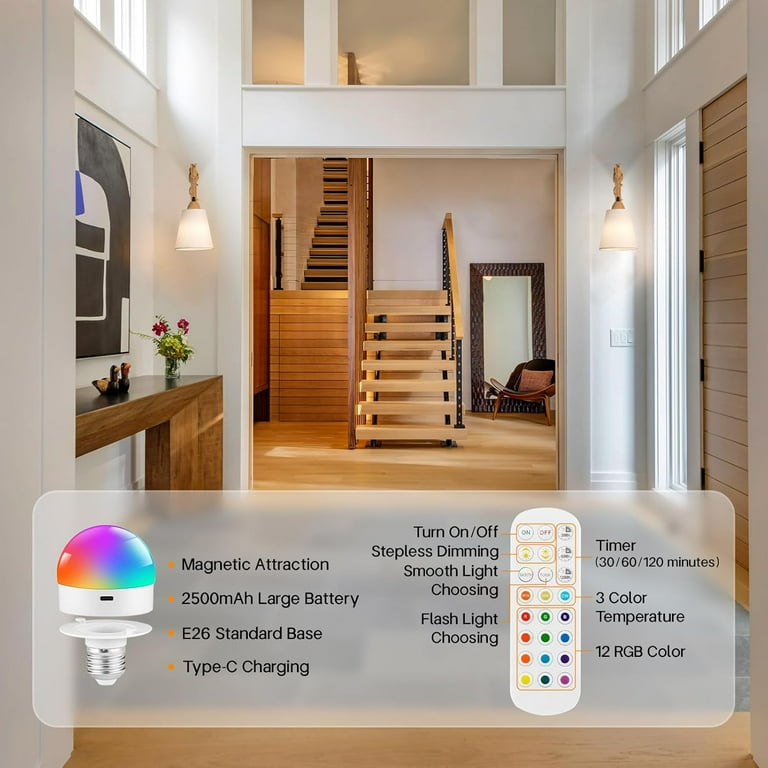 Wall Sconces Set Of Two, Battery Rechargeable 3 Colors Changeable Dimmable Wall Lights Fixtures With Remote Control Fabric Height Wall Lamp Sconces For Bedroom Living Room Hallway