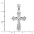 thumbnail image 3 of 14k White Gold Passion Cross Pendant, 3 of 3