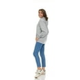 thumbnail image 3 of BILLIONHATS 3 Pack Women's Hoodie Oversized Sweatshirts, Cotton Blend, Bulk Womens Hoodies Bulk Sweatshirt Pack, Color Gray, Size X-Large, 3 of 5