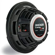 Kicker CompRT Single 10 Inch 800 Watt Max Dual 2 Ohm Shallow Slim Car Subwoofer