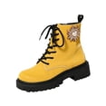 thumbnail image 2 of Willtoo Womens Ankle Boots Platform Chunky High Heel Lace Up Combat Boots Short Booties, 2 of 5