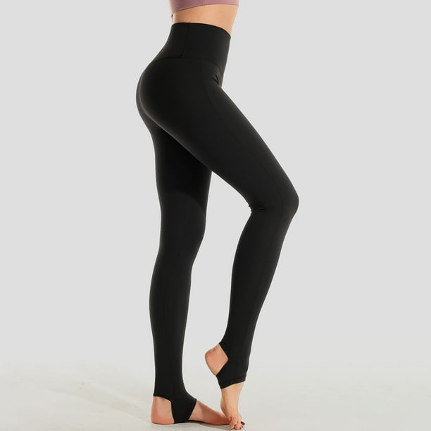 Women's Stirrup Leggings Quick Dry High Waist Push Up Tights Long Yoga Pants  for Sport Fitness Running 