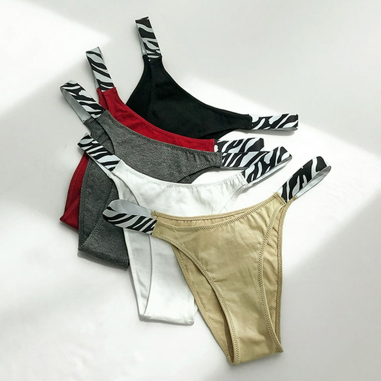Jiaroswwei Sexy Briefs Low-rise Breathable Phone Charge Print Panties for  Daily Wear