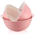 thumbnail image 5 of Jinsinto Plastic Double Layer Kitchen ColanderFilter Drain Basket, Kitchen Basket Colander for Draining Vegetables Fruits Vegetables Washing, 5 of 5