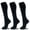 Black, variant on 3 Pairs Copper Compression Socks for Women & Men Circulation 15-20 mmhg - Better Blood Flow, Swelling, Best Support for Medical, Running, Nursing