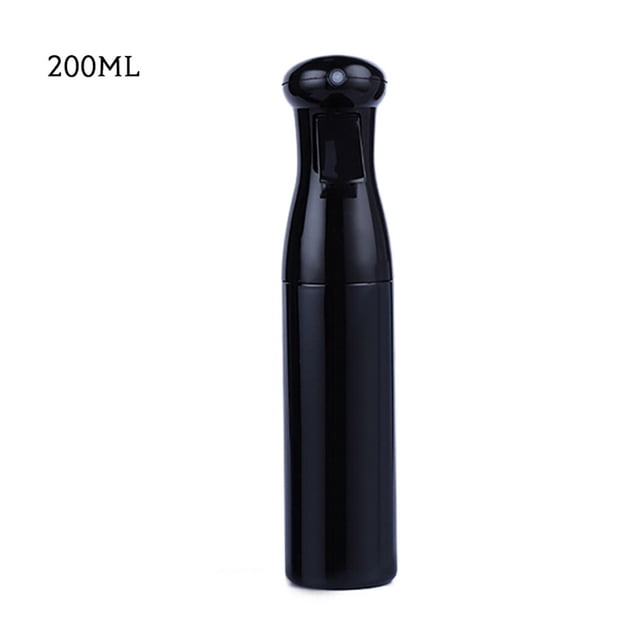 Wosthever Botella pulverizadora, pulverizador de agua cosmético de alta presión, bote de plástico para niebla doméstica Almacenamiento y organización del hogar negro 200ML