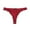 Red, variant on MuZeFu Thongs for Women Seamless Women's Solid Color Bow Comfortable Seamless Breathable Thong Vertical Pattern Edging Underwear