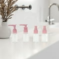 thumbnail image 5 of Unique Bargains 4 Pcs Travel Size Toiletries Bottles Containers Leakproof Squeezable Refillable Travel Bottles Set Pink, 5 of 5