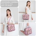 thumbnail image 6 of Pink Halloween Elements Pattern Womens Lunch Box for Work,Insulated Large Lunch Bag for Tween and Teen,Loncheras Para Mujer,Leakproof Adult Lunch Bag for Work,Beach,Travel,Picnic,Camping, 6 of 7