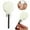 White, variant on Dusting Powder Puff Lollipop – Soft Microfiber Makeup Puff with Long Ergonomic Handle, Washable Reusable Cosmetic Body Powder Applicator, Lightweight, Blue, 6.7 inch Handle