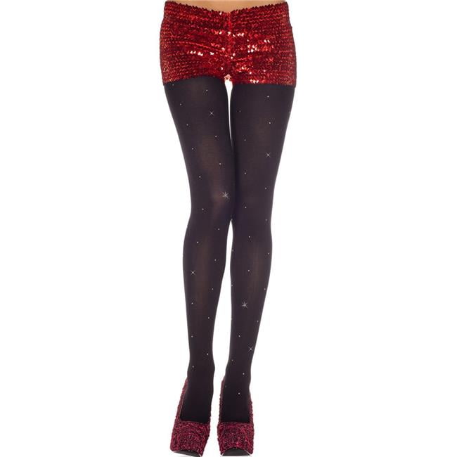 Studs Spandex Opaque Tights Black Walmart
