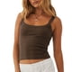thumbnail image 2 of Top con tirantes finos, camiseta sin mangas para mujer, camiseta sin mangas con tirantes finos, camiseta sin mangas con tirantes finos, top corto con tirantes finos, consigue más, 2 of 6