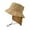 Khaki, variant on HJYCHN Lightweight Fisherman Sun Hat for Outdoor Hiking Travel and Summer Beach Activities Coffee One Size