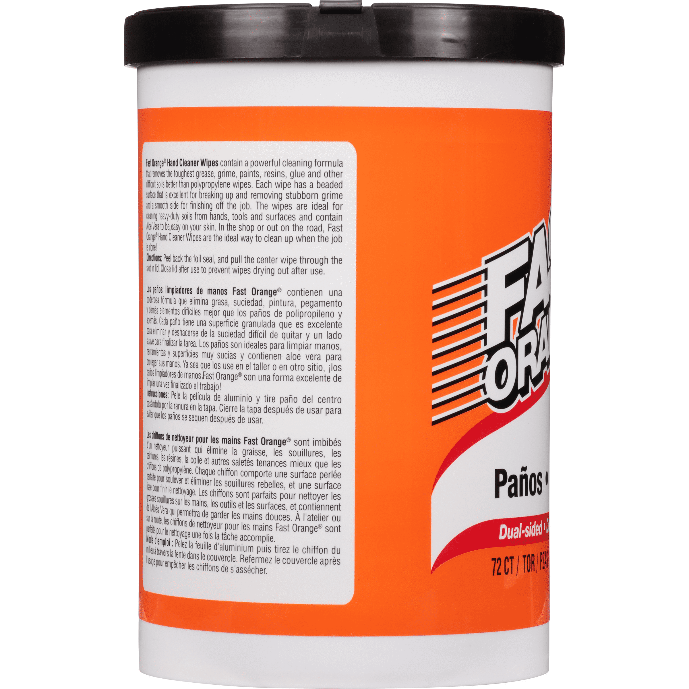 FAST ORANGE HAND WIPES 25PK — precision racing parts