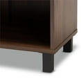 thumbnail image 6 of Bowery Hill Walnut Brown Finished 2-Door Wood Shoe Cabinet, 6 of 10