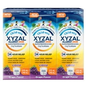 Xyzal Children's Allergy 24 Hour Grape Oral Solution, 5 oz (pack of 3)