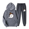 thumbnail image 1 of Puntoco Moda Mujer Impresión Deportes Casual Abrigo Pantalones Largos Con Capucha Suéter Tops Pantalones Conjunto De Manga Larga Con Capucha Puntoco Puntoco-7141, 1 of 2